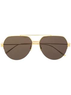 Bottega Veneta Eyewear солнцезащитные очки-авиаторы BV1046S