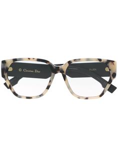 Dior Eyewear солнцезащитные очки Havana в оправе кошачий глаз