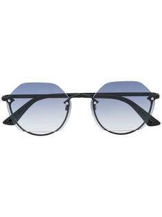 McQ Alexander McQueen солнцезащитные очки в круглой оправе