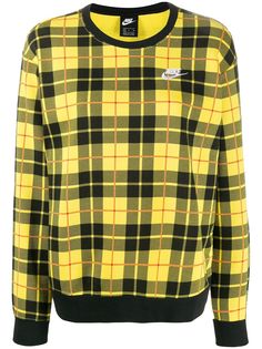 Nike джемпер в клетку