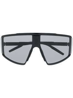 Puma солнцезащитные очки в глянцевой массивной оправе