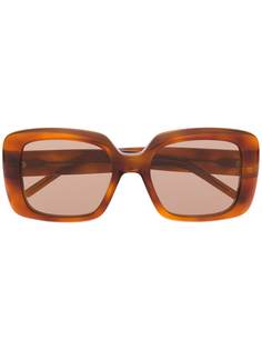 Pomellato Eyewear массивные солнцезащитные очки в оправе черепаховой расцветки