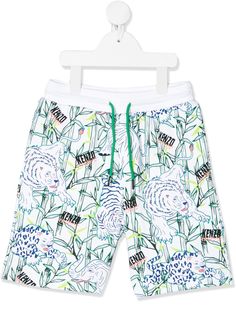 Kenzo Kids шорты с логотипом