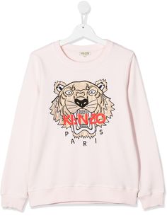 Kenzo Kids толстовка с вышитым логотипом