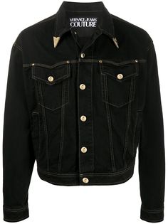 Versace Jeans Couture куртка с металлическим декором