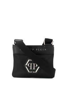 Philipp Plein сумка на плечо с металлическим логотипом