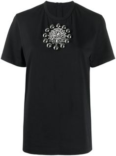 Christopher Kane футболка с вышивкой