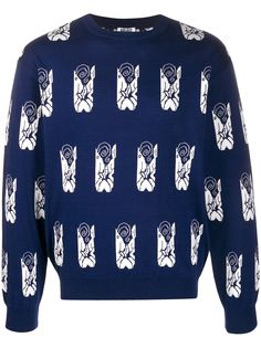 Kenzo толстовка Ikat вязки интарсия