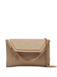 Stella McCartney сумка через плечо Falabella с эффектом металлик