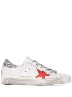 Golden Goose кеды Superstar с блестками