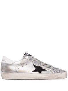 Golden Goose кеды Superstar с блестками