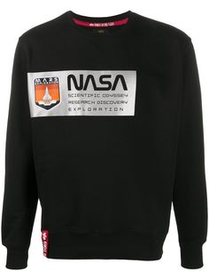 Alpha Industries NASA print sweatshirt