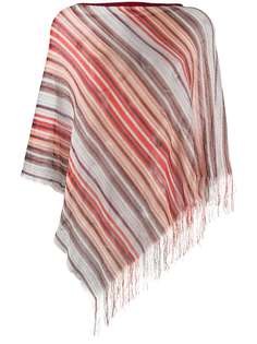 M Missoni knitted striped pattern scarf