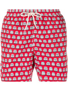 Mc2 Saint Barth cars print swimming trunks