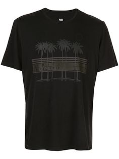 PAIGE Hoover Venice-print cotton T-shirt