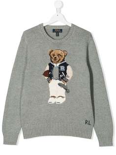 Polo Ralph Lauren свитер Varsity Bear вязки интарсия