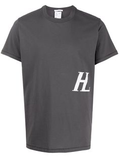 Helmut Lang crew neck logo print T-shirt