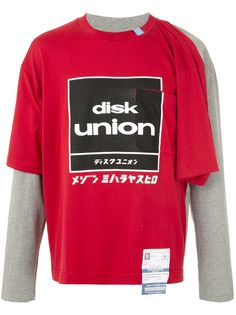 Maison Mihara Yasuhiro футболка Disk Union