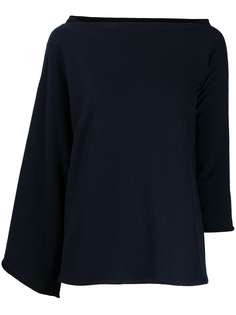 Nuur asymmetric sleeve jumper