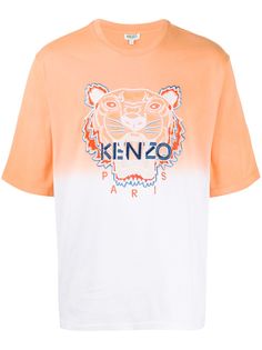 Kenzo футболка с вышивкой Tiger