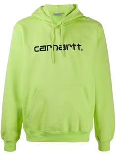 Carhartt WIP logo embroidered hoodie