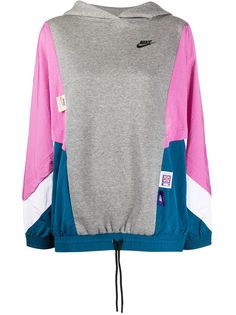 Nike oversized panelled hoodie