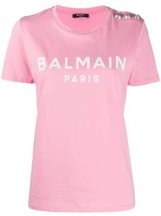 Balmain футболка с логотипом