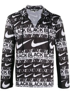Comme Des Garçons Homme Plus x Nike Black zip-through hooded sweatshirt