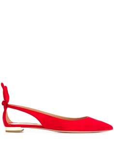Aquazzura балетки с ремешком на пятке