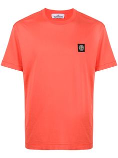 Stone Island logo patch T-shirt