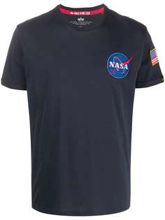Alpha Industries футболка с принтом NASA
