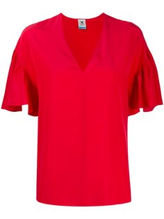 M Missoni gathered sleeve blouse