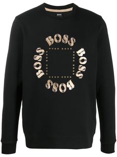 BOSS logo print sweatshirt