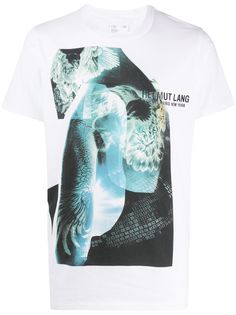 Helmut Lang eagle-print cotton T-shirt