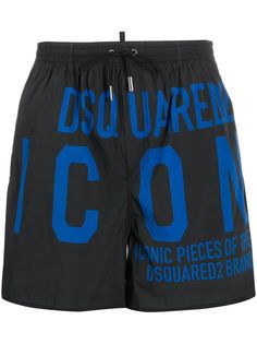 Dsquared2 плавки-шорты с логотипом