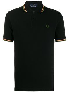 Fred Perry рубашка-поло с отделкой в полоску