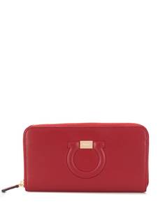 Salvatore Ferragamo кошелек с металлическим логотипом