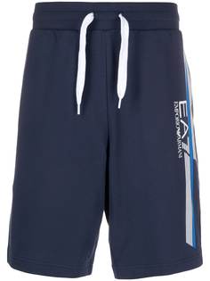 Ea7 Emporio Armani спортивные шорты с логотипом