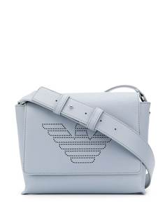 Emporio Armani сумка через плечо с перфорированным логотипом