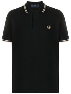 Fred Perry рубашка-поло с отделкой в полоску