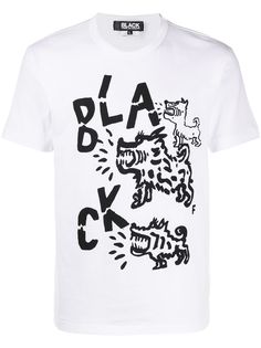 Comme Des Garçons Homme Plus Black printed T-shirt