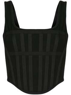 Dion Lee rib jersey corset