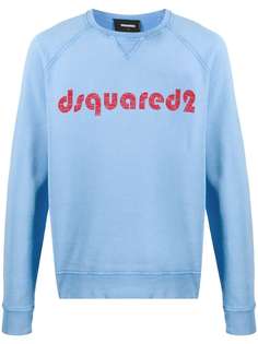 Dsquared2 faded logo print sweatshirt