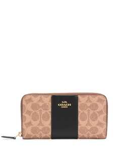 Coach кошелек Accordion на молнии