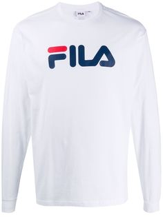 Fila футболка с длинными рукавами и логотипом