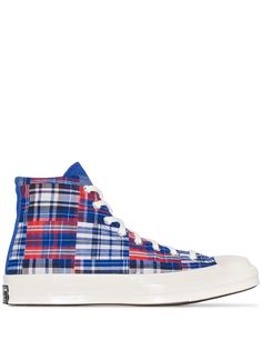Converse клетчатые кеды Twisted Prep Chuck 70