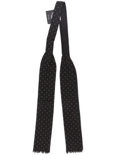 Saint Laurent галстук-бабочка в мелкую точку