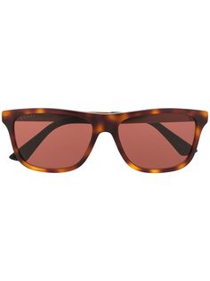 Gucci Eyewear солнцезащитные очки GG0687S в прямоугольной оправе