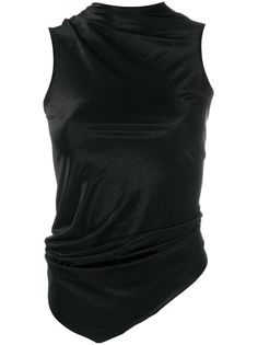 Rick Owens Lilies топ асимметричного кроя с V-образным вырезом на спине