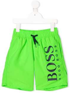 Boss Kids плавки-шорты Quick Dry с логотипом